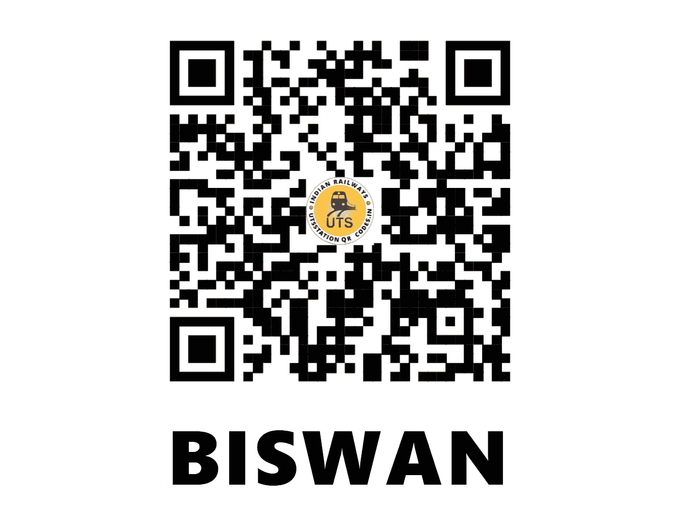 UTS QR Code for BISWAN - BVN (NE - UTTAR PRADESH)